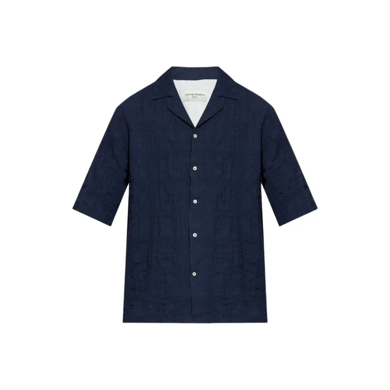 OFFICINE GENERALE Cotton Shirt-0