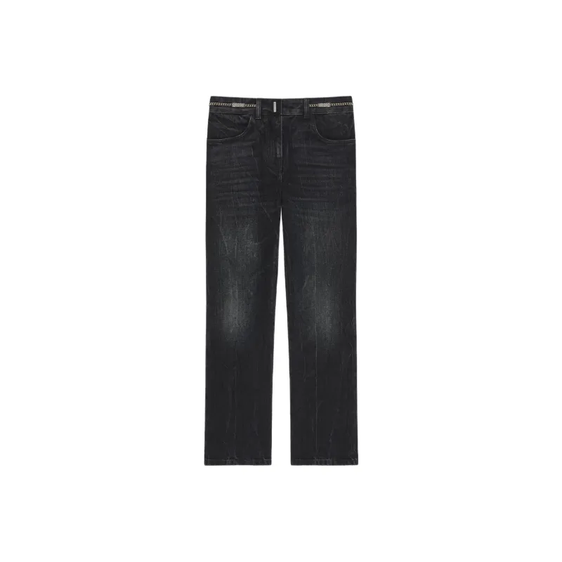 Givenchy Chain Detailed Bootcut Jeans-0