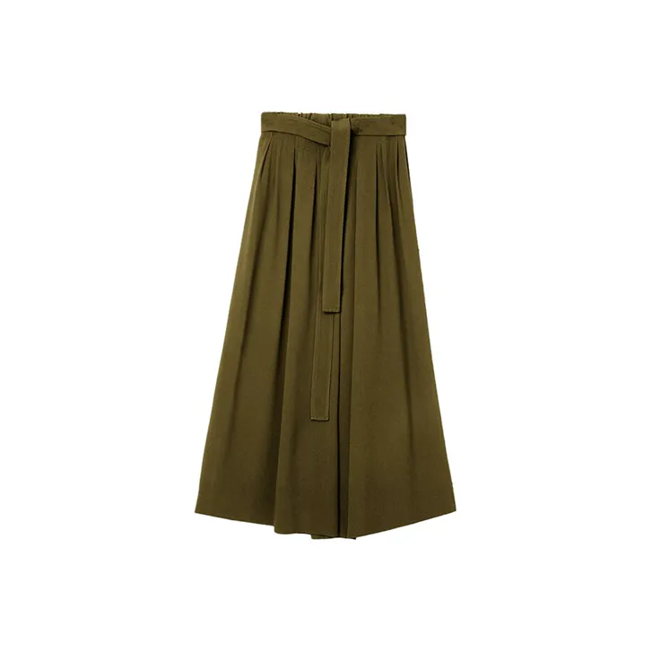 LOEWE Casual Long Skirts Women's Green-0