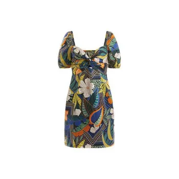 GUESS Short Sleeved Dresses Women's Multicolor