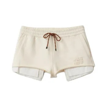 MIU MIU Elasticated Drawstring Waistband Shorts