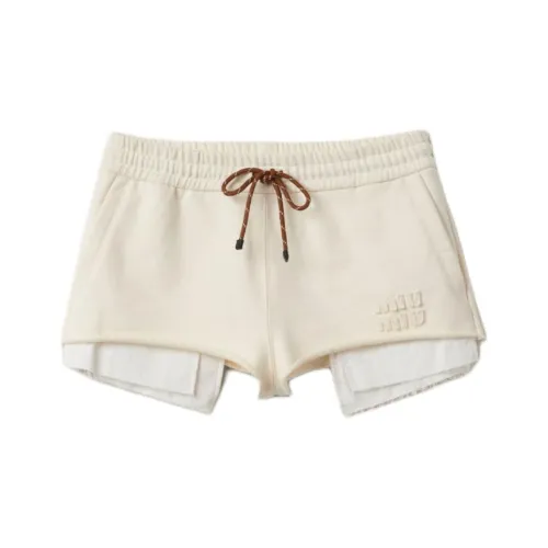 MIU MIU Elasticated Drawstring Waistband Shorts