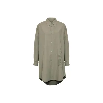 MM6 Maison Margiela Poplin Texture Shirt Dress