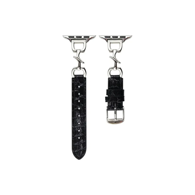 KVZUVUU Watch Band Apple Compatibility Genuine Leather Material-26