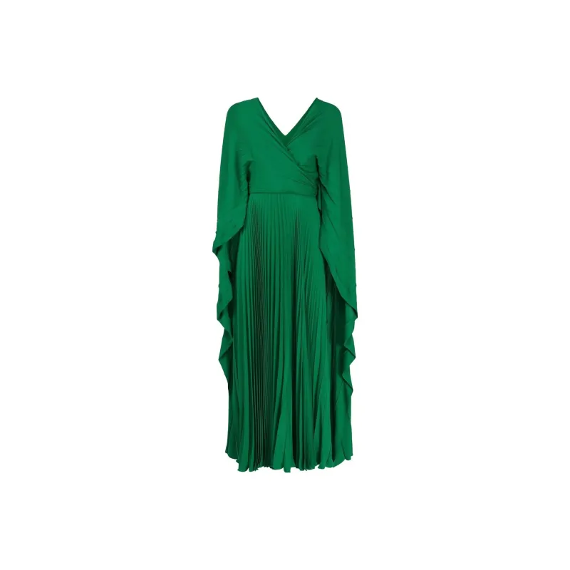 Valentino SS23 Long-Sleeved Dresses Women's Green-0