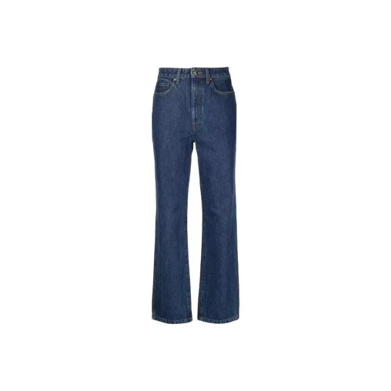 KHAITE The Abigail Straight-leg Jeans-0