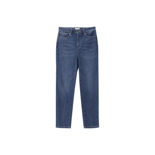 OVV Jeans Women's Medium Blue Solid Color 05
