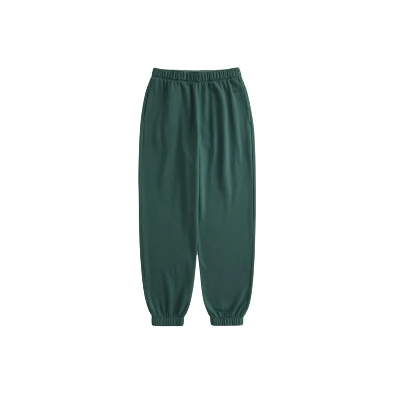 Hollister Knitted Sports Pants Women's Dark Green-0