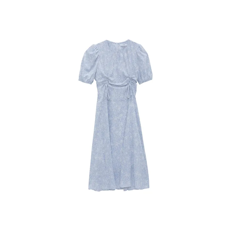 Fstudio Short Sleeved Dresses Women's Blue-0