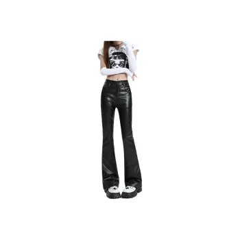 HELEH Leather Pants Women's Black