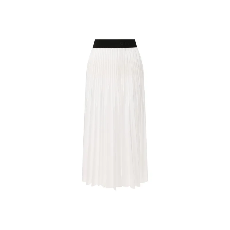 GIVENCHY SS21 Casual Long Skirt Women's White-0