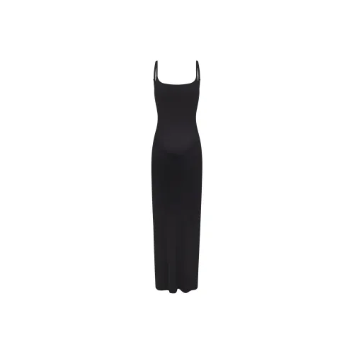 SKIMS FITS EVERYBODY MATERNITY LONG SLIP DRESS Slip Dress Women's ONYX/Onyx