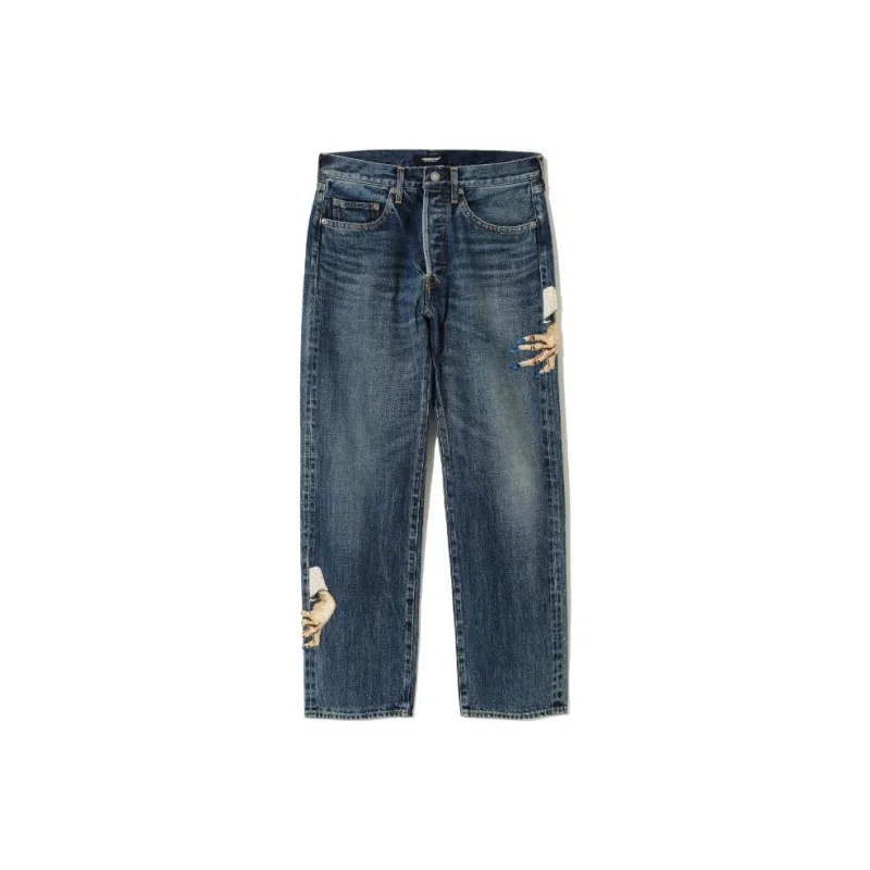 UNDERCOVER Color Beads Denim Pants 'Black'-0