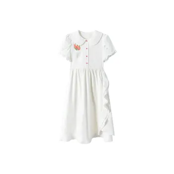 Local Gal Short-Sleeved Dresses Women's White