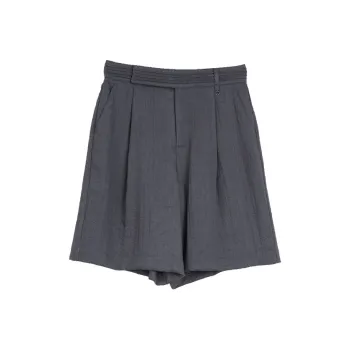 ELLE Casual Shorts Fall Women's Gray