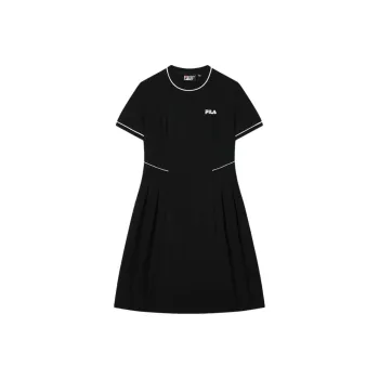 FILA Short Sleeved Dresses Women's Jet Black
