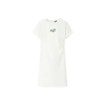 Skechers Short Sleeved Dresses Women's Marshmallow White