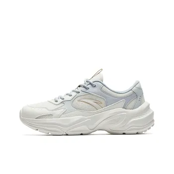 Anta Little Millennium Slip Resistant And Breathable Low Top Casual Shoes Women's White Blue