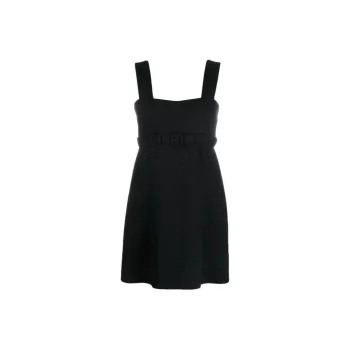 Patou Corsage Belted Mini Dress