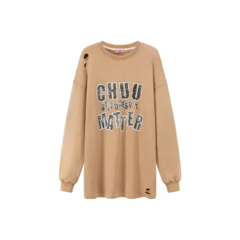 CHUU Long Sleeved Dresses Women's Khaki