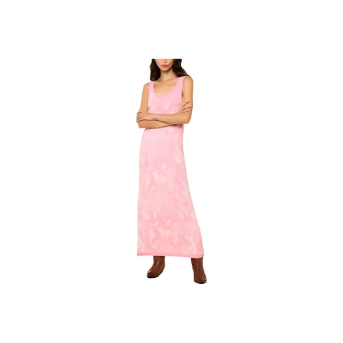 MANOUSH Santa Barbara Jacquard Dress Sleeveless Dress Women's Pink