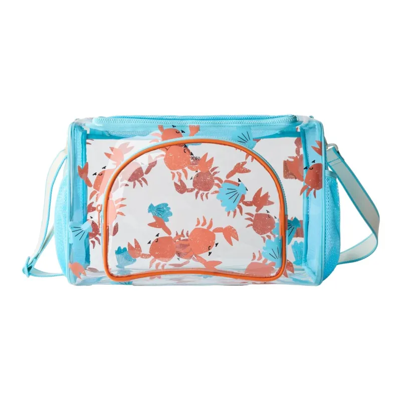 ZARA Thermoplastic Polyurethane Bowling Bag, Crossbody Bag Kids' Blue-0