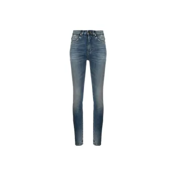 SAINT LAURENT SS23 Jeans Women's Blue