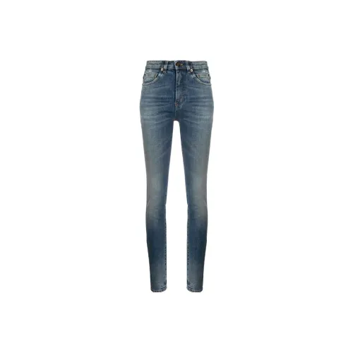 SAINT LAURENT SS23 Jeans Women's Blue