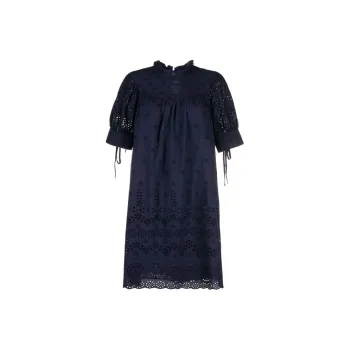 Polo Ralph Lauren Broderie Anglaise Cotton Minidress