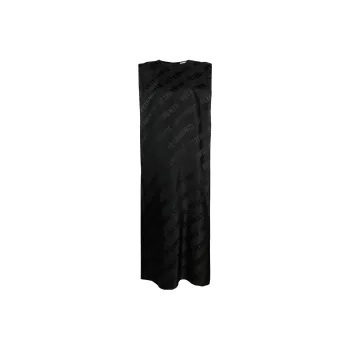 Vetements All Over Logo Embossed Loose Fit Dress