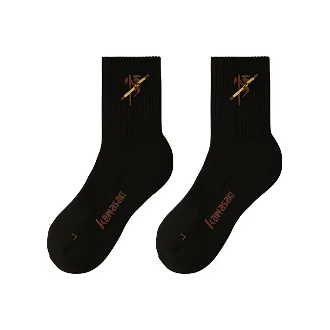 Kawasaki Vintage Collection Mid Calf Socks Men's 1 Pack-0