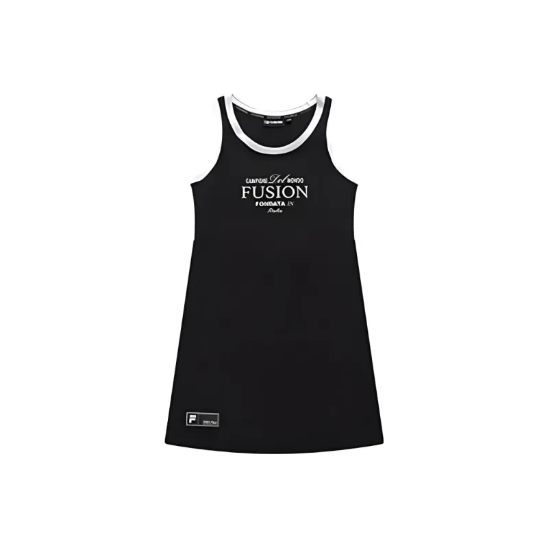 FILA FUSION UNIFORM Sleeveless Dress Women's Black-0
