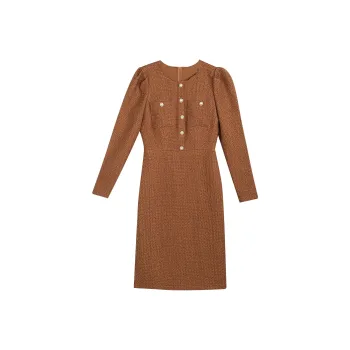 ROEYSHOUSE Dress Women's Caramel