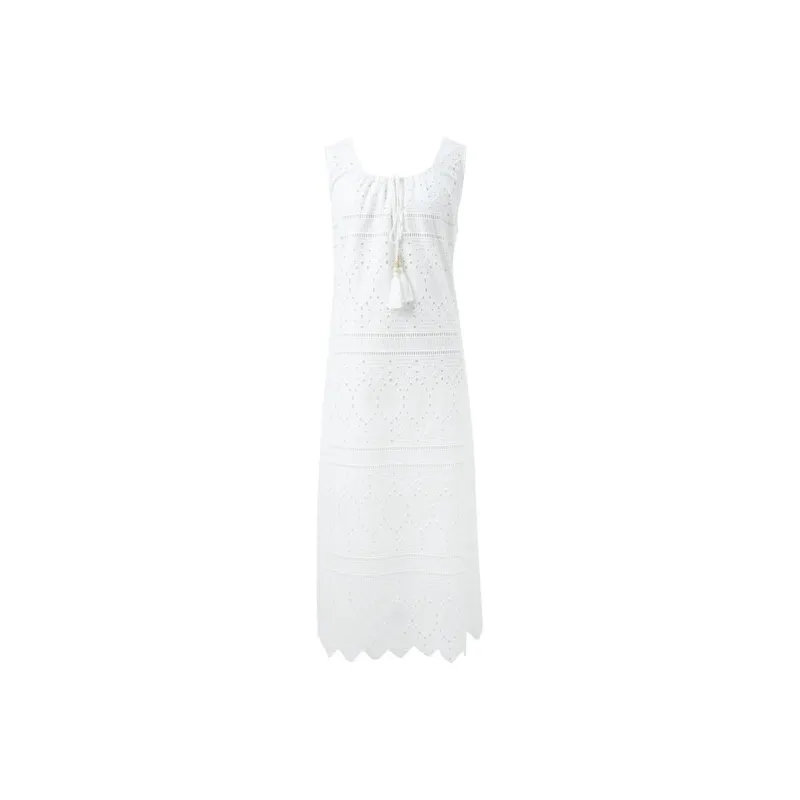 3COLOUR Short Sleeved Dresses Women's Pearl White-0