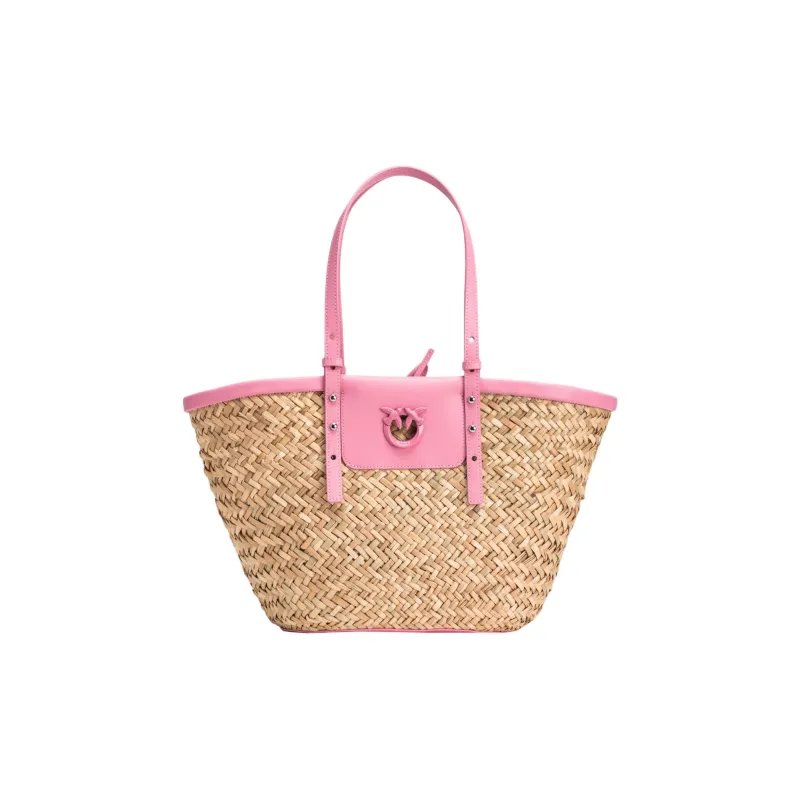 PINKO Large Love Summer Beach Bag-0