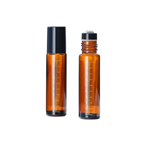 ZHENZI Travel Portable Light Resistant Glass Roller Bottles With Dividers 10ml