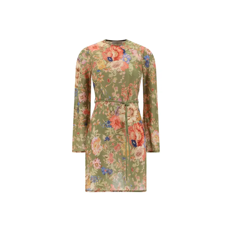 Zimmermann Floral Printed Mini Dress-0