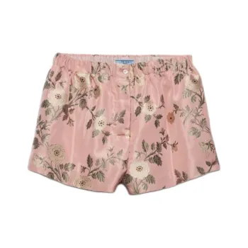 PRADA SS24 Casual Shorts Women's Begonia Pink