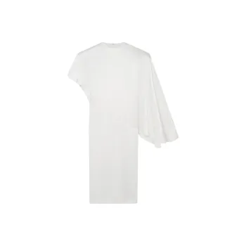 Stella McCartney Asymmetric Draped Midi Dress