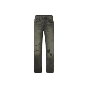 R13 Romeo Cuffed Jeans
