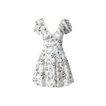 ABBY GODDESS Short Sleeved Dress Women's Ecru