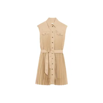 Sandro Sleeveless Dress Women's Yellow