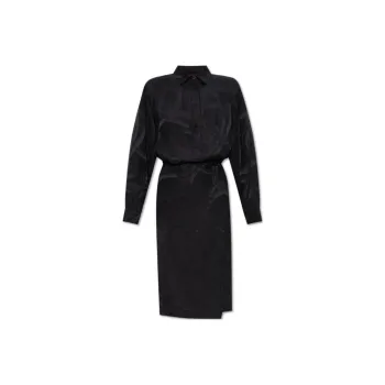 GUCCI SS24 Long-Sleeved Dresses Women's Black