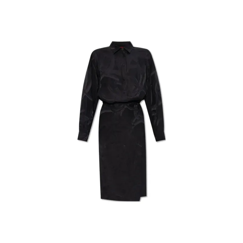 GUCCI SS24 Long-Sleeved Dresses Women's Black-0
