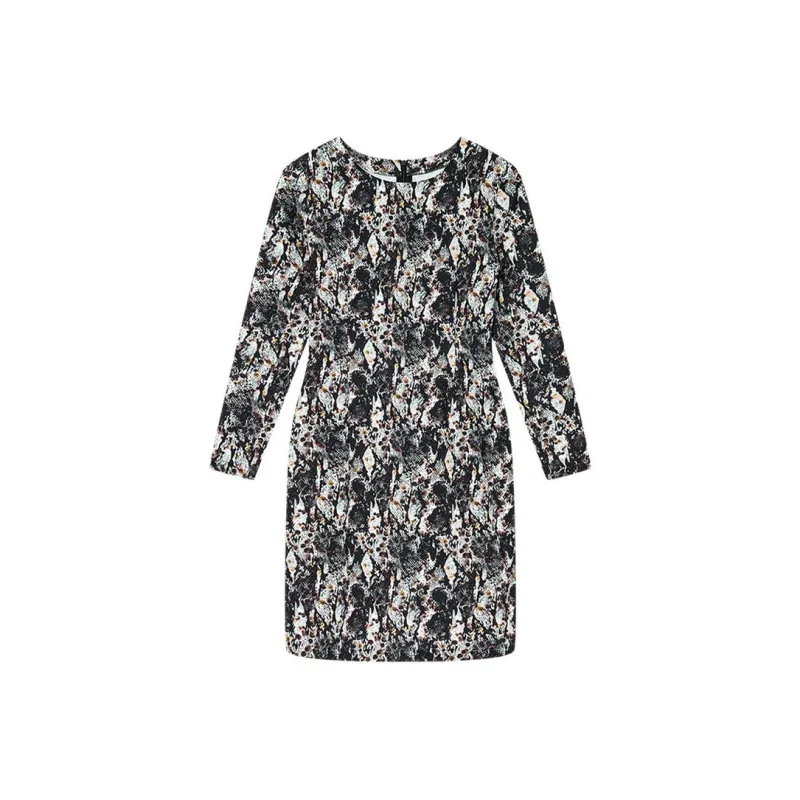 DKNY Long-Sleeved Dresses Women's Dark Coffee-0