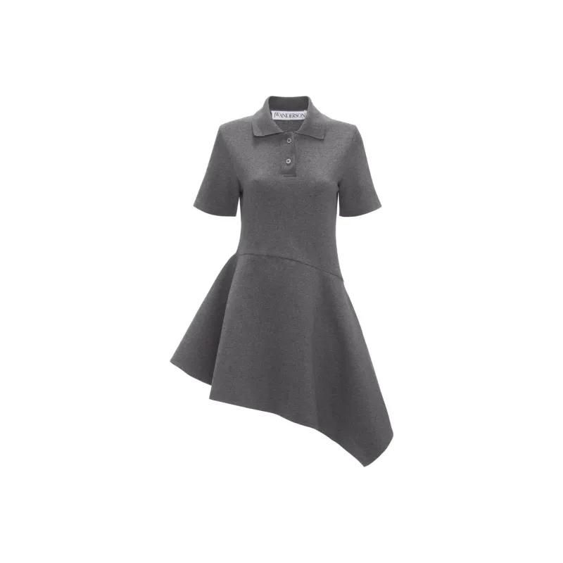 JW Anderson Short Sleeved Dress Women's Dark Gray-0