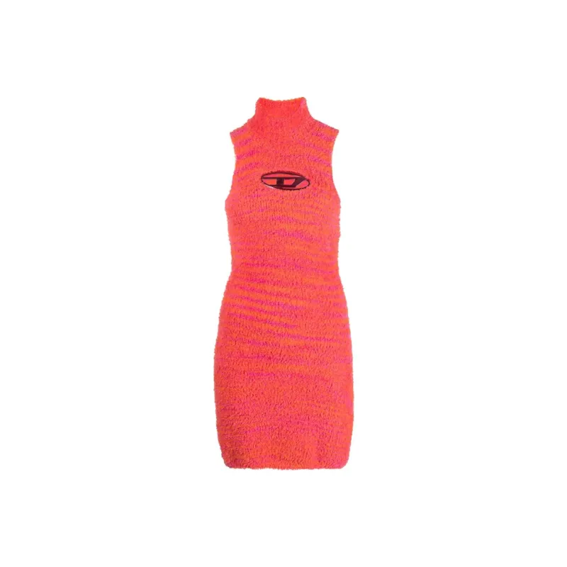 DIESEL SS24 Sleeveless Dress Women's Pink-0