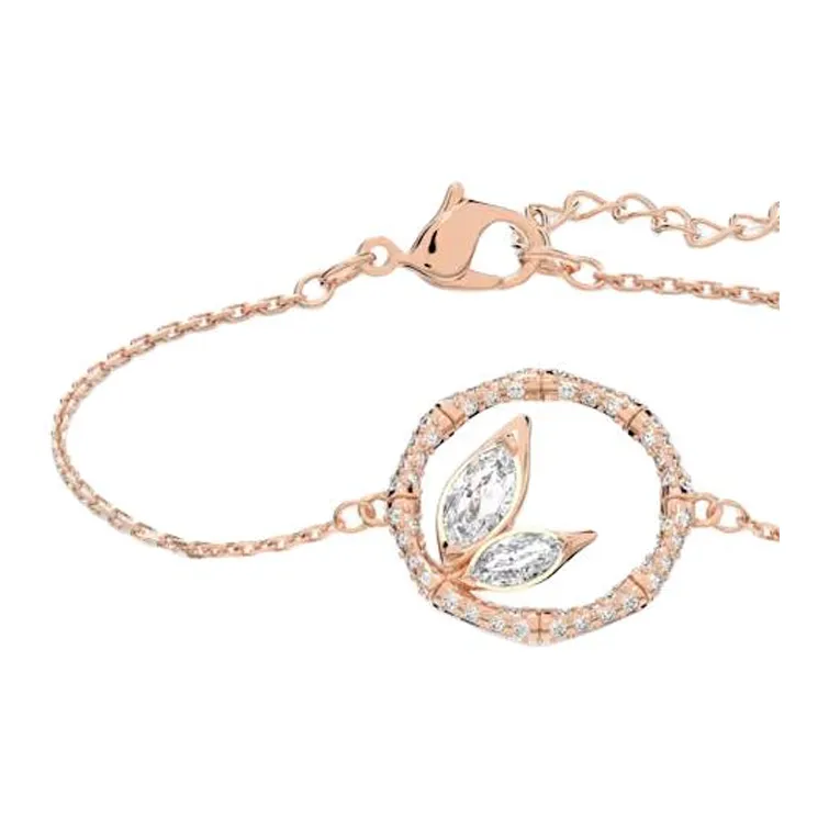 Swarovski Crystal Bracelets Women's Pink-1