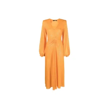 Rotate Long-Sleeved Dresses Women's Orange