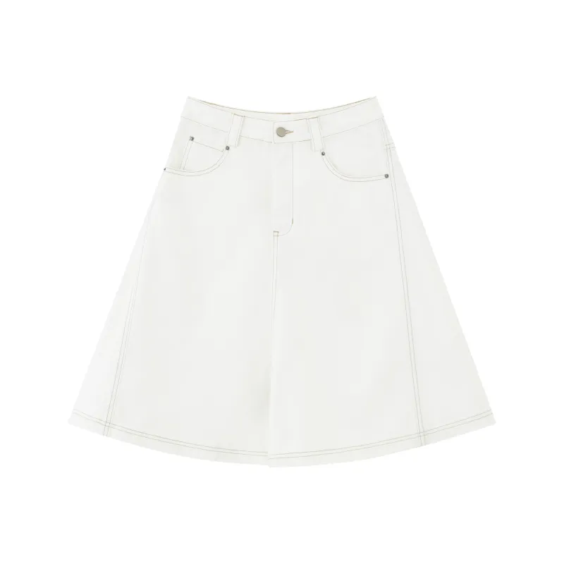 RUNTOTHEFUTURE Casual Shorts Women's Ivory White-0